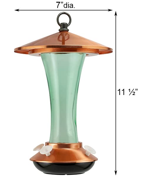 AUDUBON MID-CENTURY COPPERTOP HUMMINGBIRD FEEDER