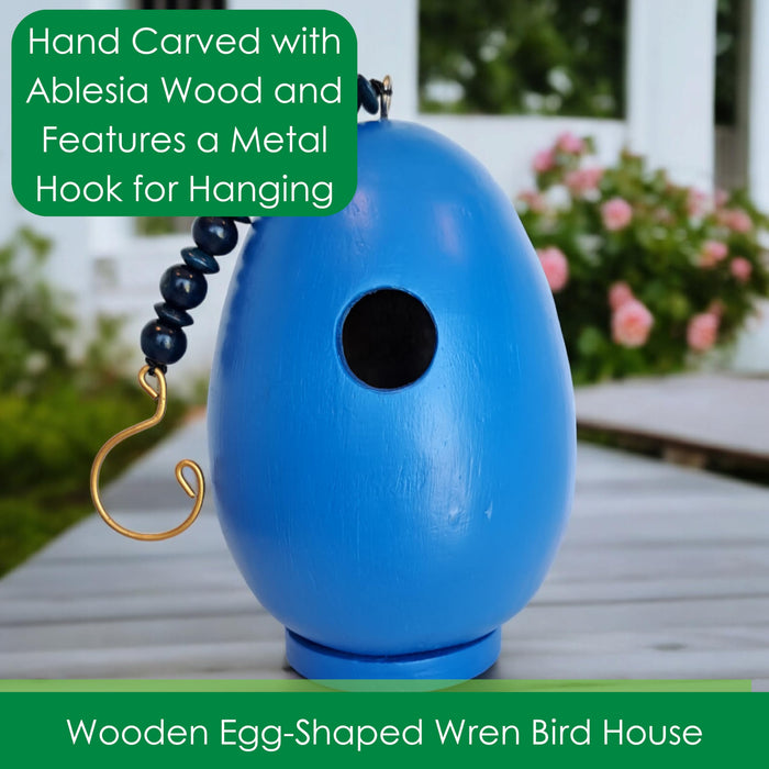 Bobbo from Songbird Essentials Blue Egg Bird House
