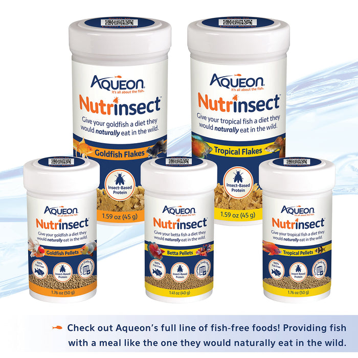 AQUEON NUTRINSECT TROPICAL FLAKE FISH FOOD