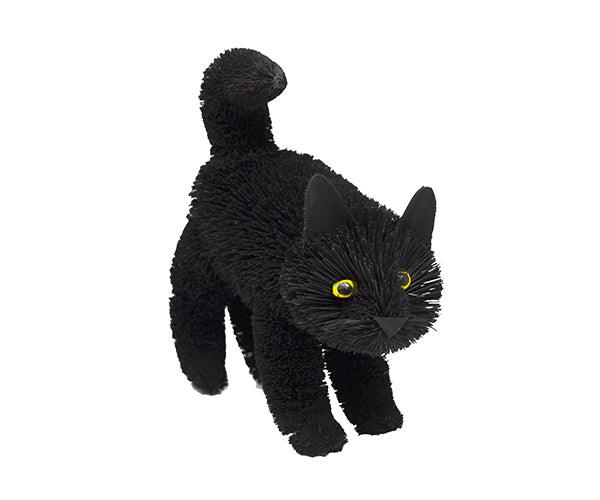 9 inch Brushart Black Cat Standing
