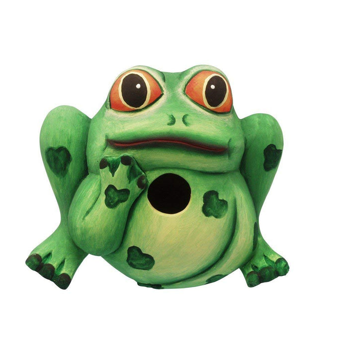 Bobbo from Songbird Essentials Frog Bird House