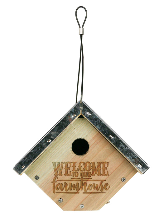 Galvanized Weathered Wren House