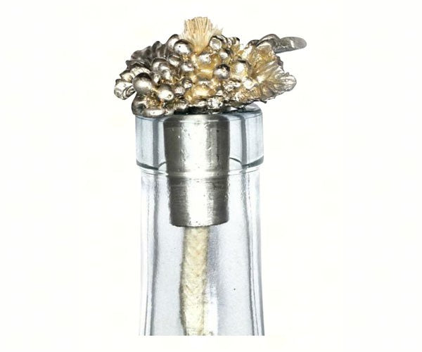 Grapevine Pewter Flat Winelight