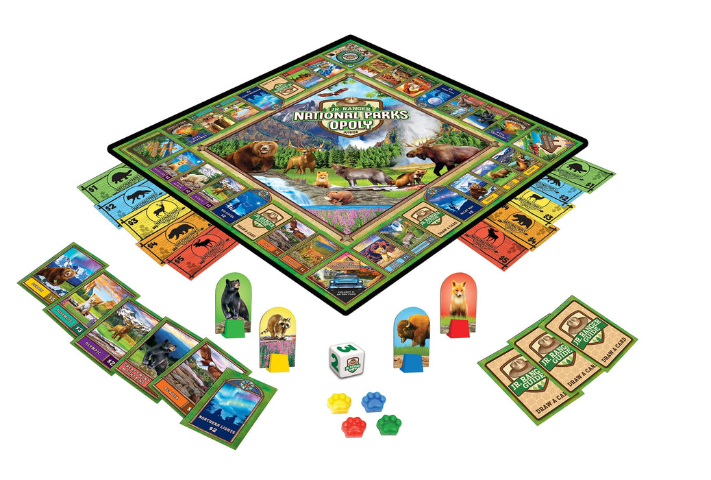 MasterPieces Puzzles Jr Ranger National Parks Opoly Board Game