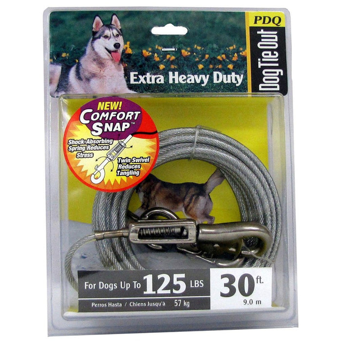 BOSS PET TIE-OUT W/ SPRING