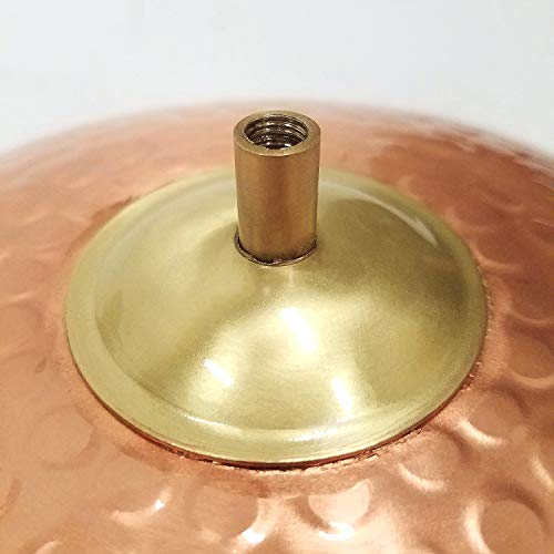 Achla Designs Hammered Solid Copper Birdbath- Wall Mount Bracket