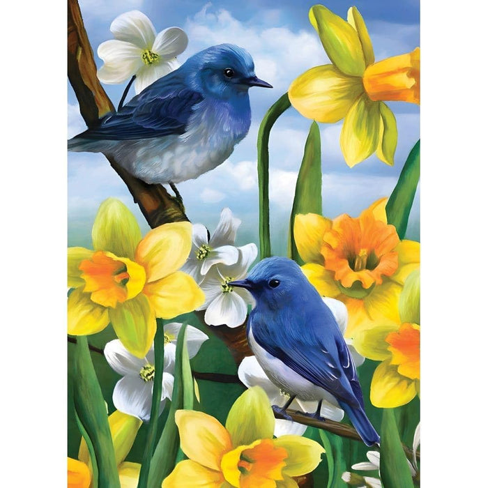 Willow Creek Press Montain Bluebirds Puzzle 1000 pcs