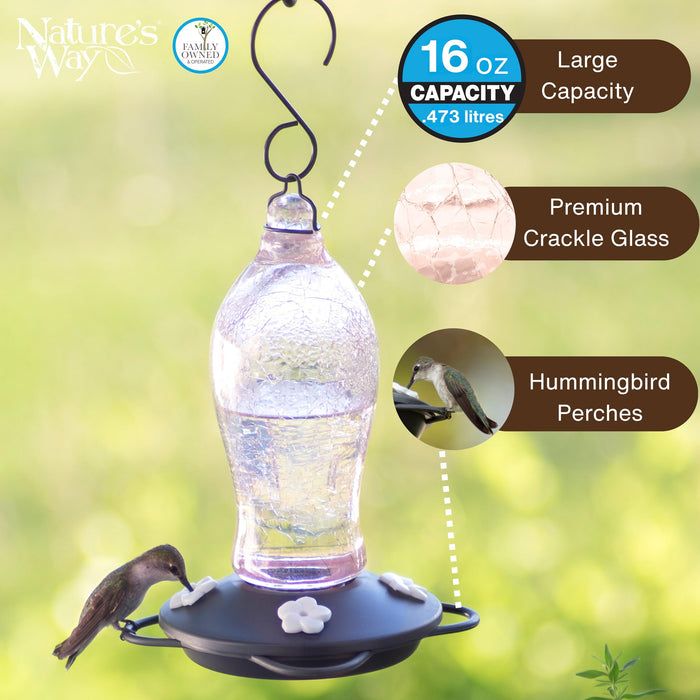 Artisan Gravity Hummingbird Feeder - Molten