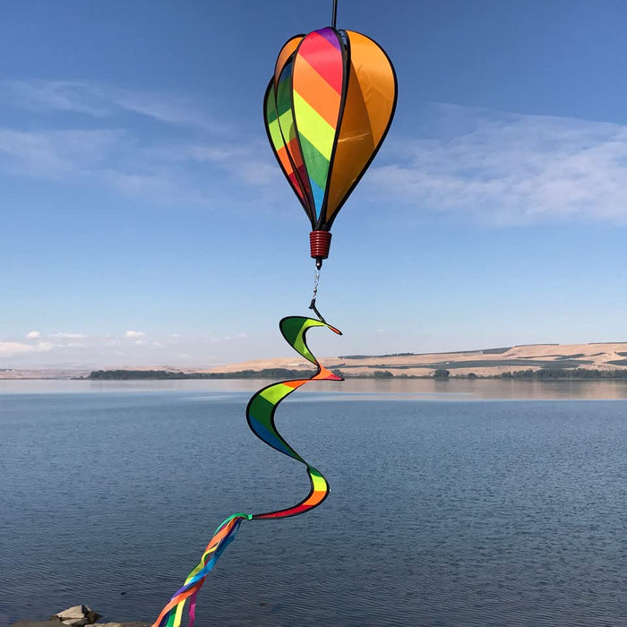 RainbowStriped Hot Air Balloon
