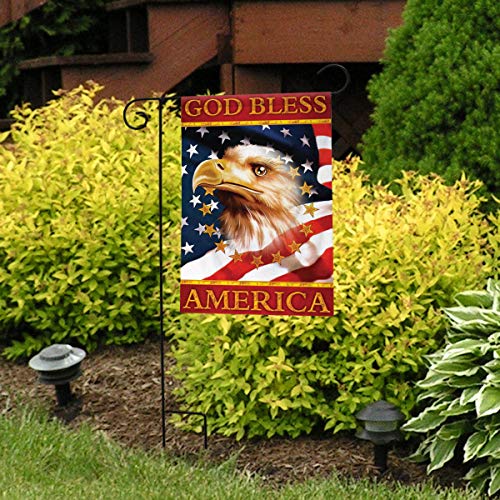 God Bless America Garden Flag