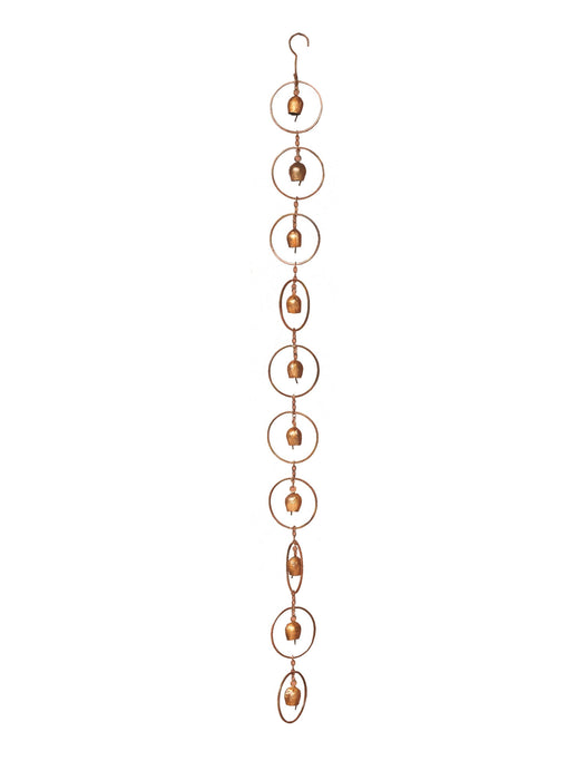Circles w/Bells Flamed Hanging Ornaments