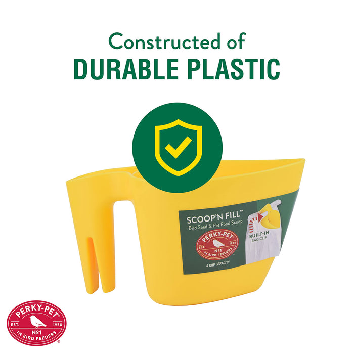 Perky-Pet 300-12 Scoop'n Fill Bird Seed Scoop