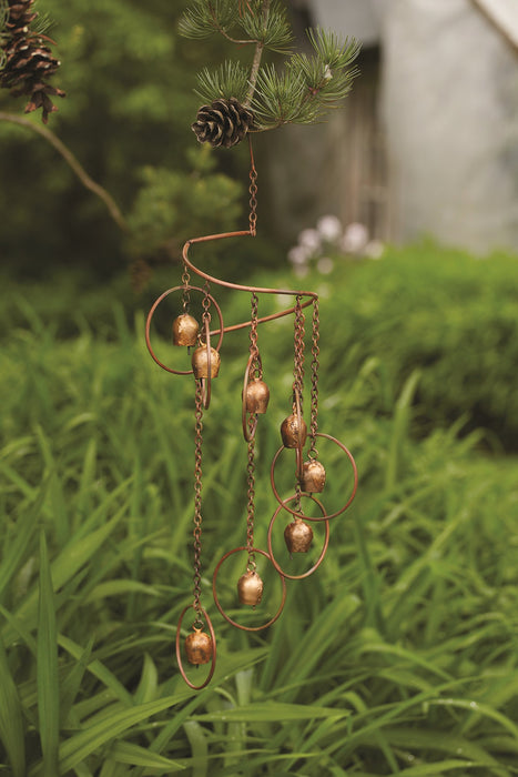 Circle with Bells Spiral Mobile