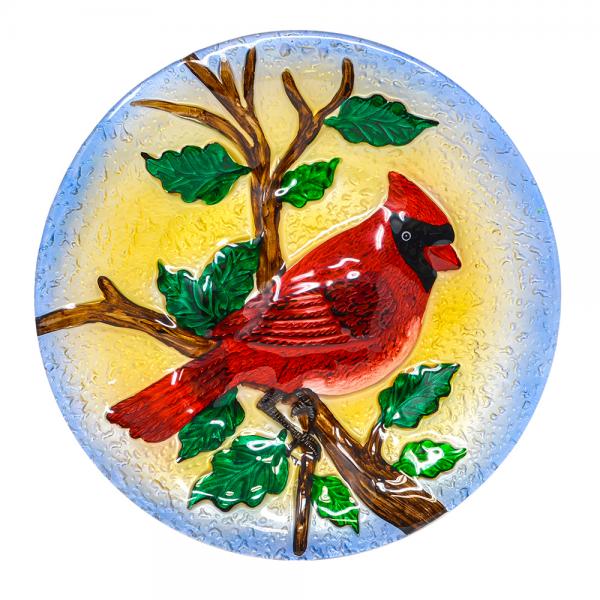 Majestic Cardinal Bird Bath