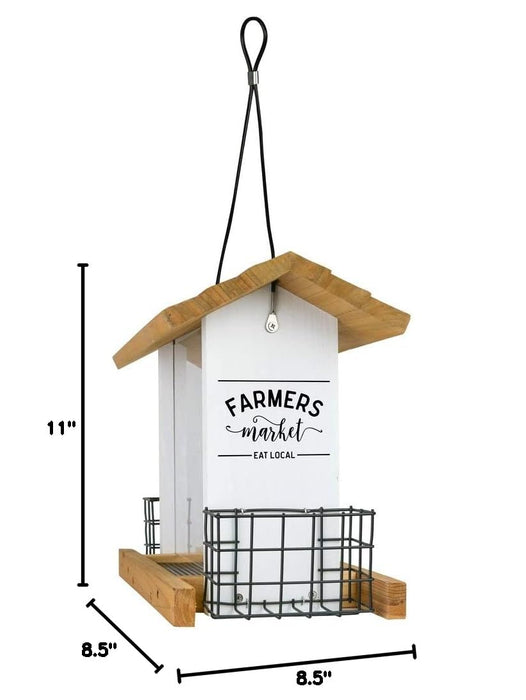 FARMHOUSE HOPPER FEEDER