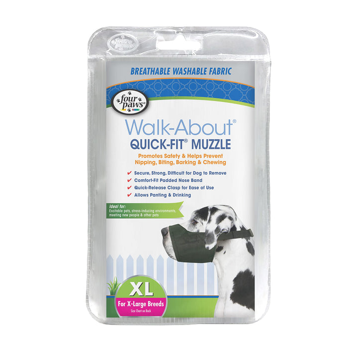 FOUR PAWS WALK ABOUT QUICK FIT DOG MUZZLE