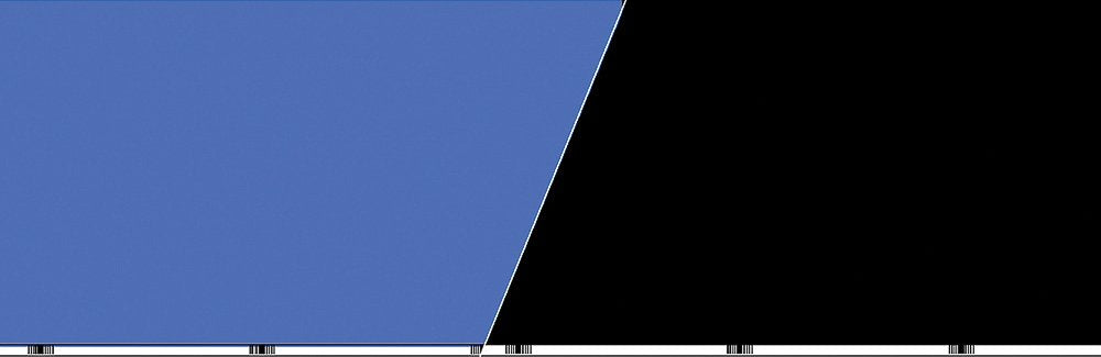 BLUE RIBBON DOUBLE-SIDED BLUE/BLACK BACKGROUND
