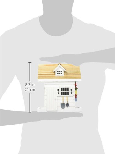 Potting Shed Bird Feeder - White