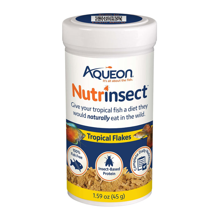 AQUEON NUTRINSECT TROPICAL FLAKE FISH FOOD