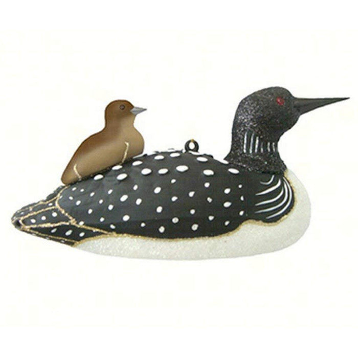 Cobane Studio  Loon With Baby Ornament