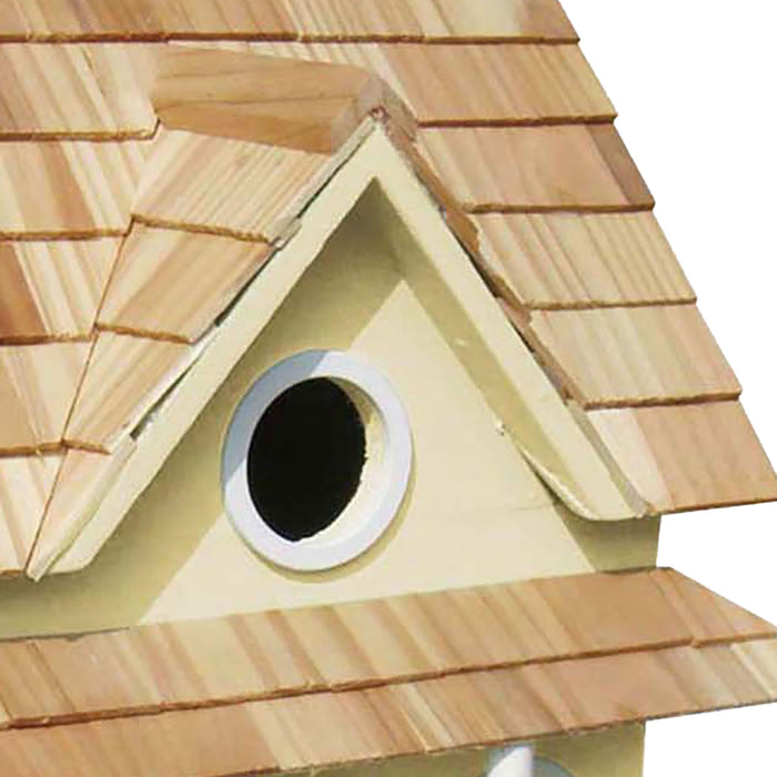 Cape May Cottage Birdhouse - Yellow