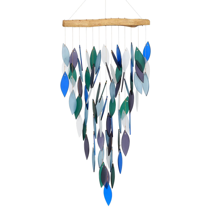 Gift Essentials Blue Handworks Line - Deluxe Pacific Waterfall Glass Chime