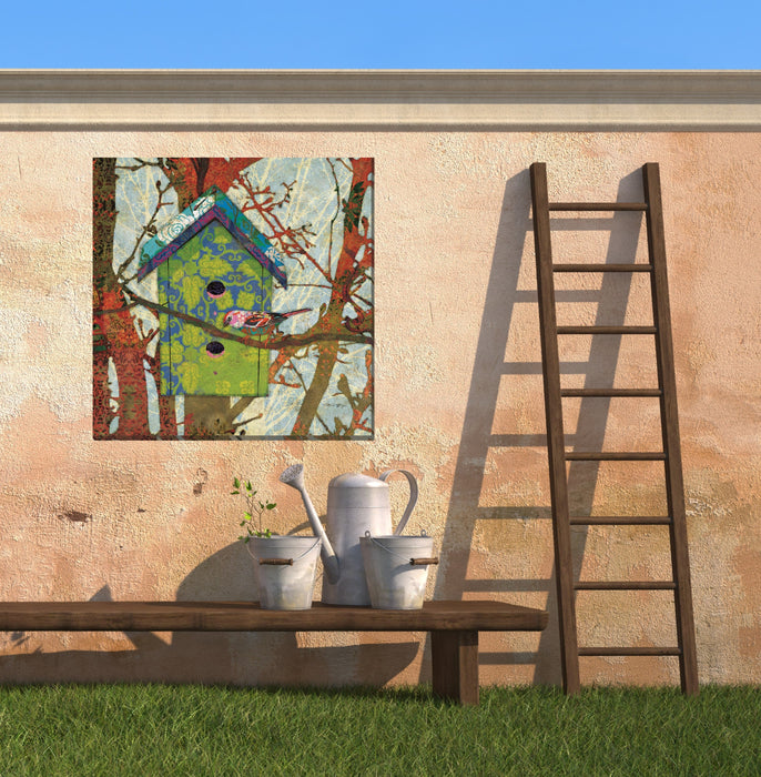 BIRDIE'S HOME by West of the Wind | Waterproof Outdoor Wall Art