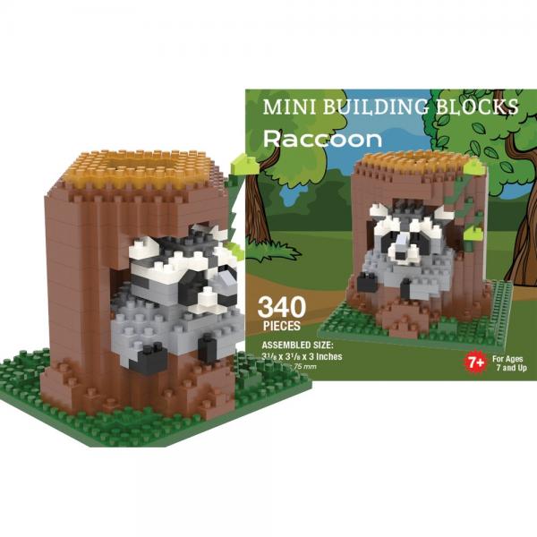 Impact Photographics Raccoon Mini Building Blocks Set
