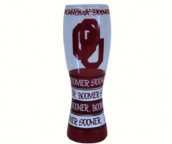 Pilsner Glass - Oklahoma Sooners