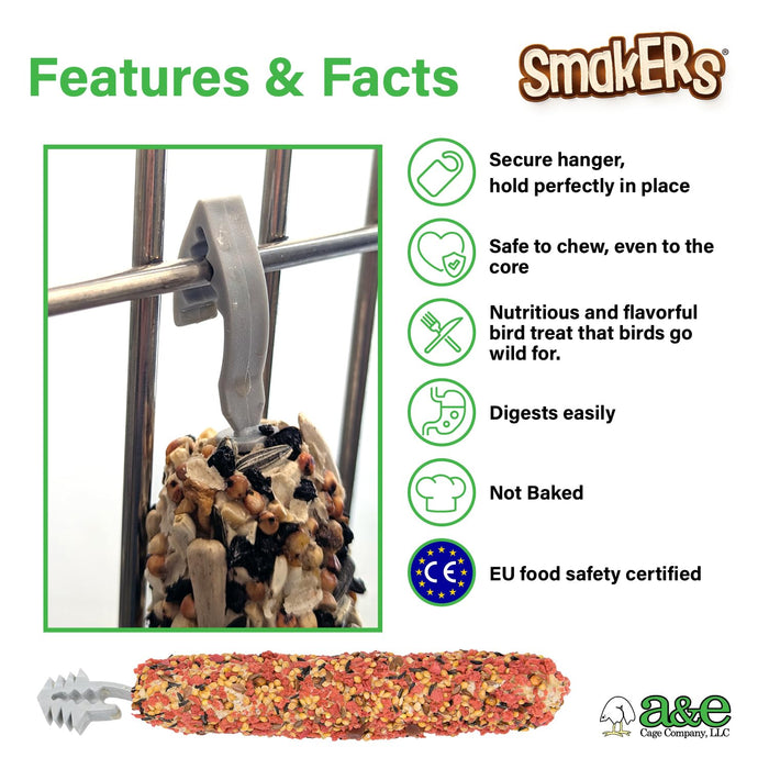 SMAKERS TREAT STICK PARAKEET