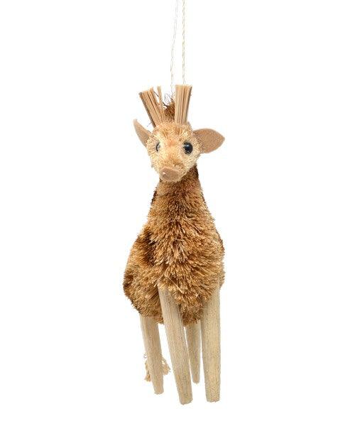Giraffe Brushart Ornament