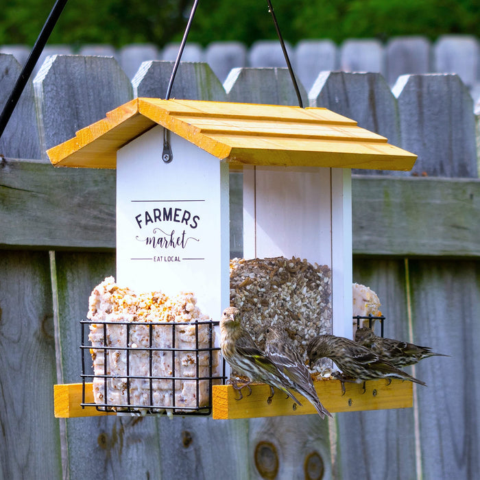 FARMHOUSE HOPPER FEEDER