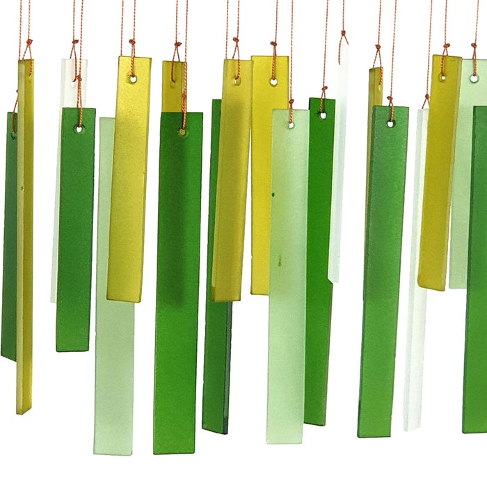 Gift Essentials Blue Handworks Line - Spring Colors Glass Chime