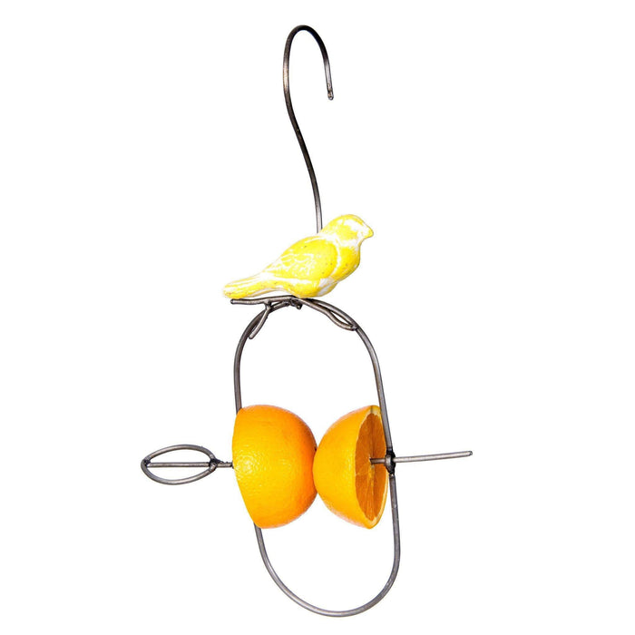 Fruit Spear / Ceramic Bird