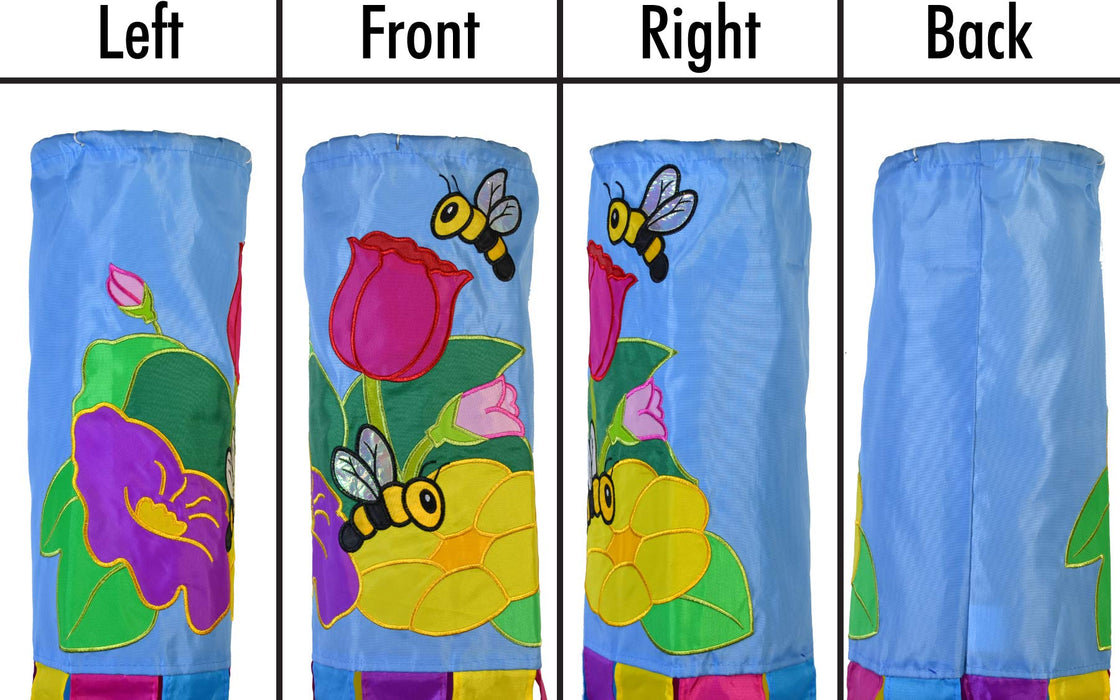 Floral Bee Funsock
