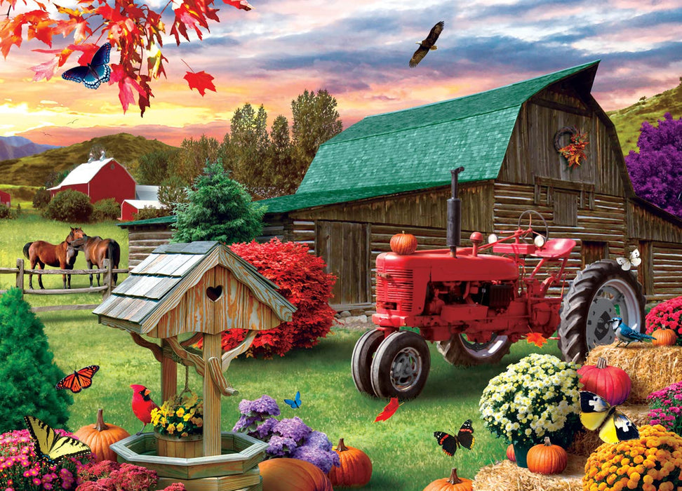 MasterPieces Puzzles Farm Country Harvest Ranch 1000 Piece Puzzle