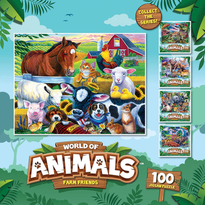 MasterPieces Puzzles Farm Friends Puzzle 100pc