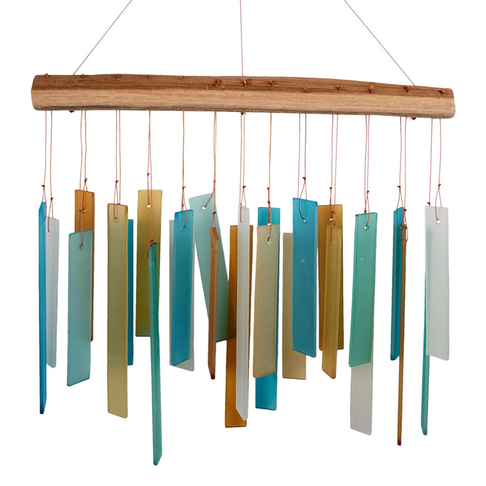 Gift Essentials Blue Handworks Line - Caribbean Beach Glass Chime