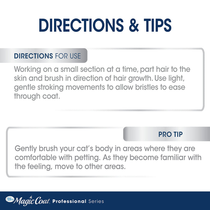 MAGIC COAT GENTLE SLICKER WIRE BRUSH FOR CATS