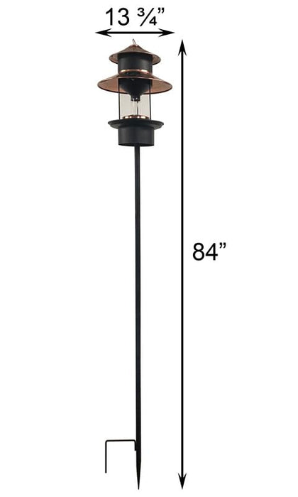 AUDUBON MODERN FARMHOUSE SOLAR GASLIGHT FEEDER