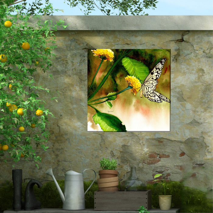 BUTTERFLY KISS by West of the Wind | Waterproof Outdoor Wall Art