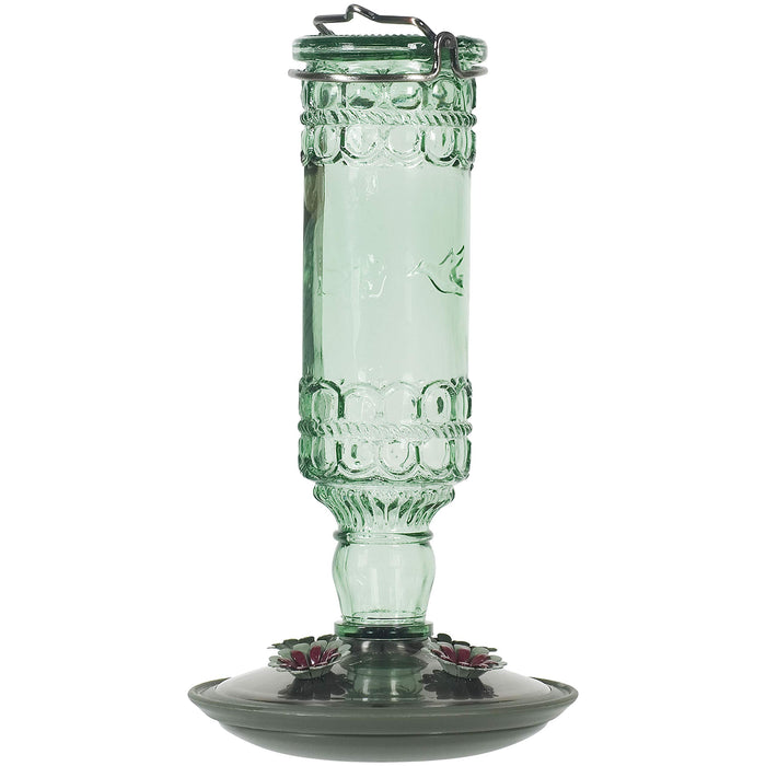 Perky-Pet Glass Hummingbird Feeders for Outdoors - Antique Bottle Style Bird Feeder - 10 Oz Humming Bird Feeders for Outdoor Garden Decor