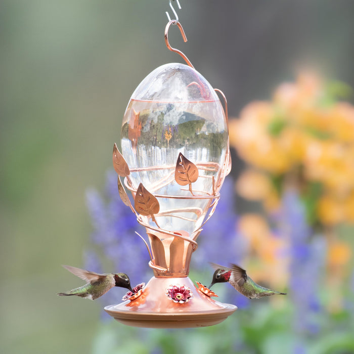 Perky-Pet Looking Glass Hummingbird Feeder - 8110H-1 - Humming bird Feeder for Outdoors - 32 oz Nectar Capacity