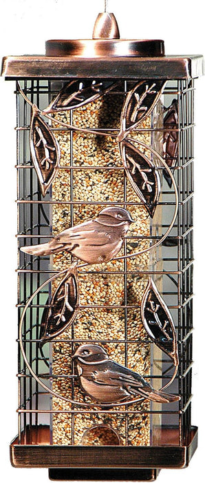 AUDUBON SQUIRREL-RESISTANT CAGED TUBE FEEDER