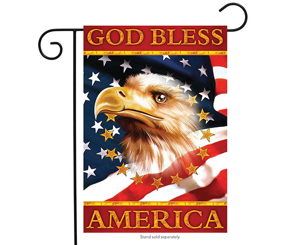 God Bless America Garden Flag