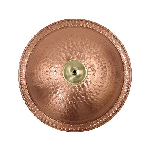 Achla Designs Hammered Solid Copper Birdbath- Wall Mount Bracket
