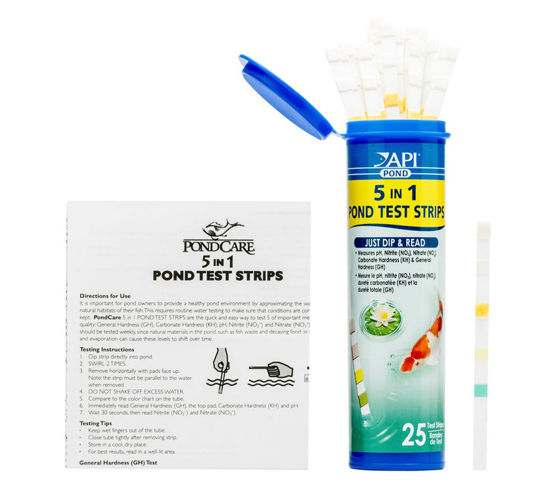 API POND 5 IN 1  TEST STRIPS
