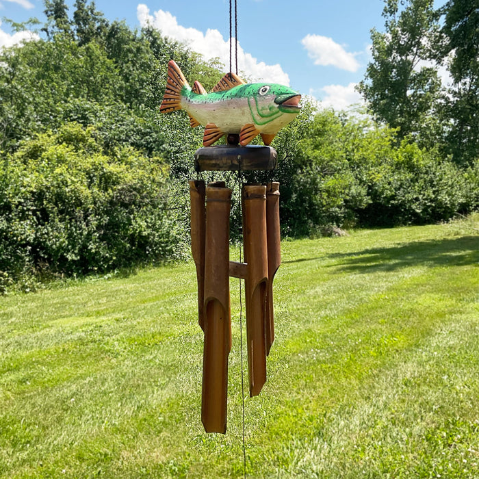 Bobbo from Songbird Essentials Trout Bamboo Wind Chime