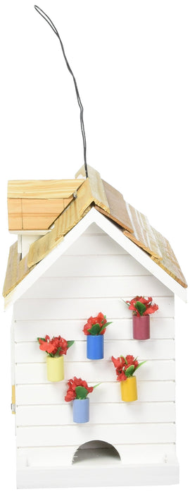 Potting Shed Bird Feeder - White