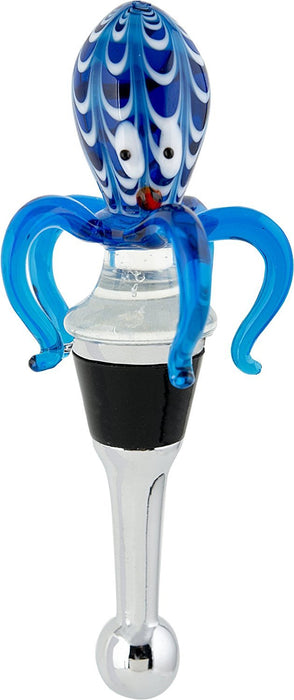LS Arts Glass Octopus Bottle Stopper